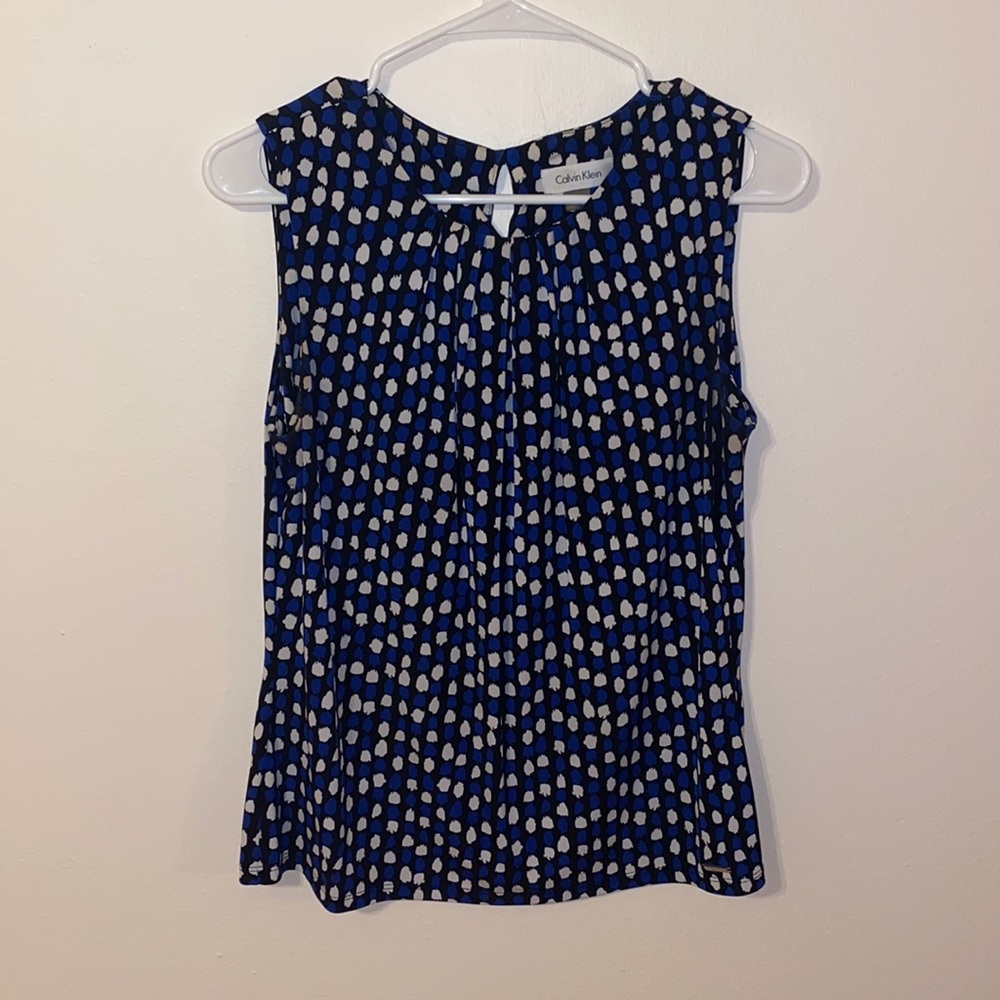 Calvin Klein sleeveless blouse
